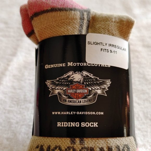 Harley-Davidson	2-prs of Riding crew socks                #25 S1 - Picture 4 of 5